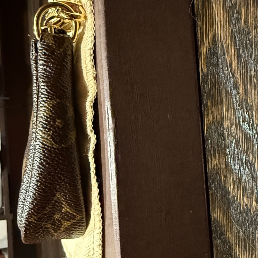 Louis Vuitton Brown and Gold Monogram Pouch - Picture 4 of 16
